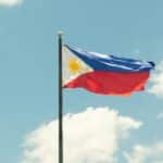 Philippine Flag Sandy Cay South China Sea Dispute