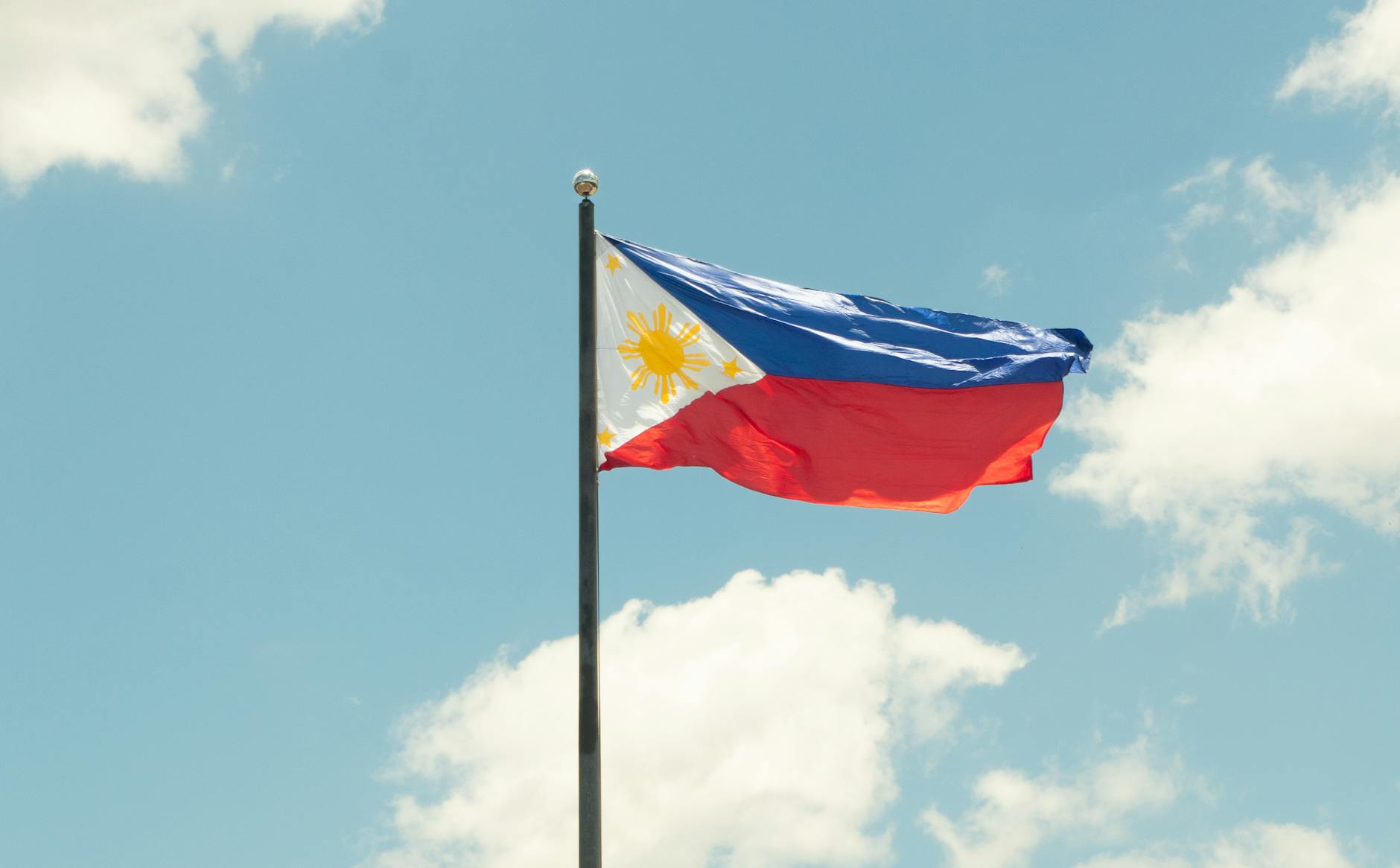 Philippine Flag Sandy Cay South China Sea Dispute